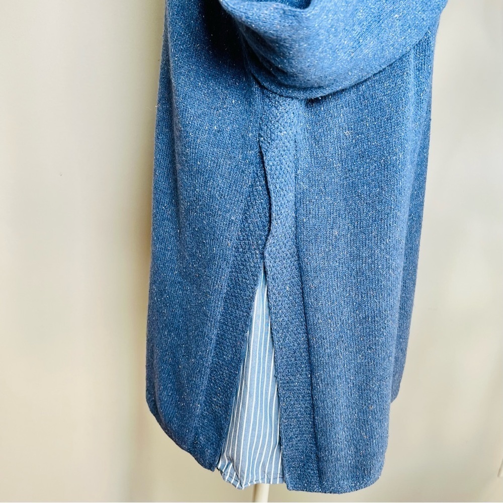 J. Jill Basic Knit Pullover With Striped Insert S… - image 3